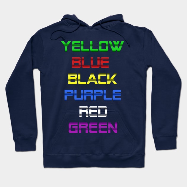 Colourful Colour Game Hoodie by Imutobi